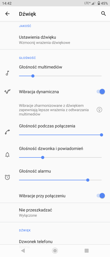 Ustawienia dźwięku | Odtwarzacz muzyki