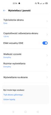 Ustawienia ekranu i personalizacja