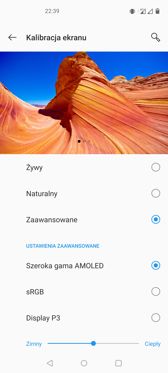 Elementy związane z ustawieniami wyświetlacza