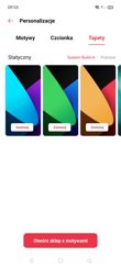 Ustawienia ekranu i elementy personalizacji