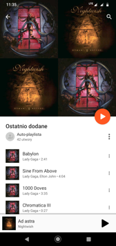 Ustawienia dźwięku | Muzyka Play | Radio FM | Efekty dźwiękowe działające z poziomu odtwarzacza muzyki i radia