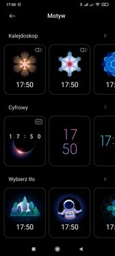 Elementy personalizacji | AoD i ekran blokady