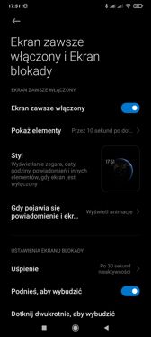 Elementy personalizacji | AoD i ekran blokady