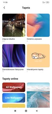 Ustawienia związane z wyglądem, obsługą i personalizacją interfejsu