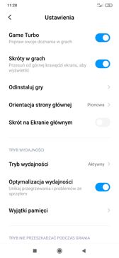 Ustawienia związane z wyglądem, obsługą i personalizacją interfejsu