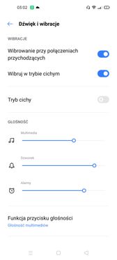 Ustawienia dźwięku