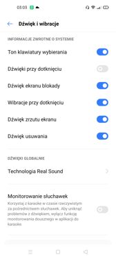 Ustawienia dźwięku