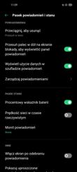 Menu ustawień