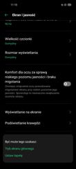 Menu ustawień