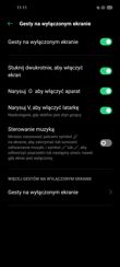 Menu ustawień
