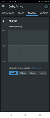 Odtwarzanie muzyki | Ustawienia dźwięku | Dolby Atmos