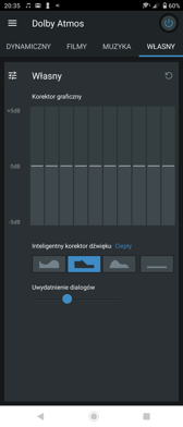 Odtwarzanie muzyki | Ustawienia dźwięku | Dolby Atmos