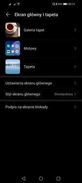 Wybrane funkcje EMUI