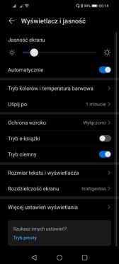 Wybrane funkcje EMUI