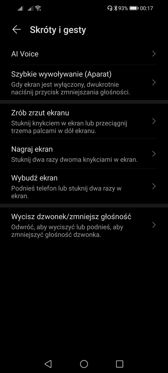 Wybrane funkcje EMUI