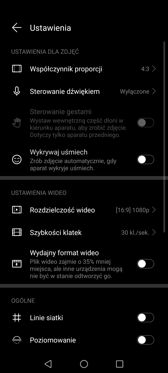 Aplikacja aparatu