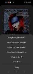 Odtwarzacz muzyki | Dolby Atmos