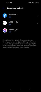 Wybrane funkcje RealmeUI
