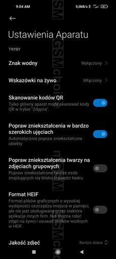 Aplikacja aparatu