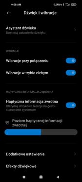 Ustawienia dźwięku
