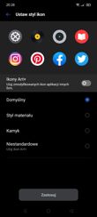 Wybrane elementy personalizacji i funkcje Realme UI