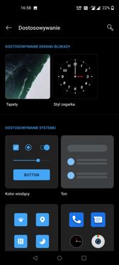 Wybrane elementy personalizacji i funkcje OxygenOS