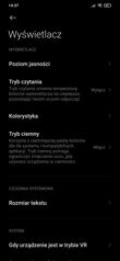 Menu ustawień