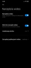 Menu ustawień