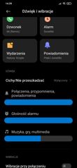 Menu ustawień