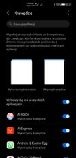 Ustawienia związane z wyświetlanym obrazem i krawędziami