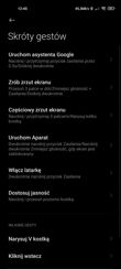 Menu ustawień
