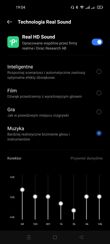 Ustawienia dźwięku | Odtwarzacz muzyki