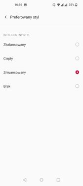 Ustawienia dźwięku