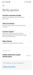 Menu ustawień