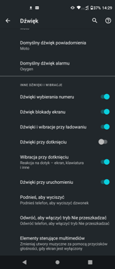 Ustawienia dźwięku