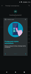 Motorola w trybie desktopowym