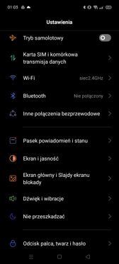 Ustawienia i elementy personalizacji