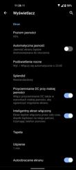 Menu ustawień