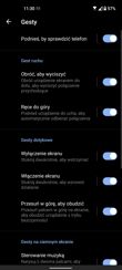Menu ustawień