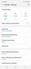 Ustawienia dźwięku