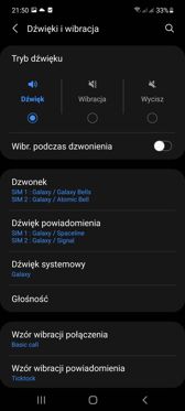 Ustawienia dźwięku | Radio FM