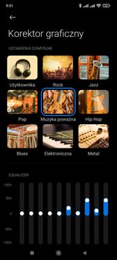 Ustawienia dźwięku