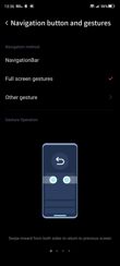 Menu ustawień i dialer