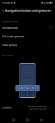 Menu ustawień i dialer