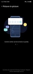 Menu ustawień i dialer