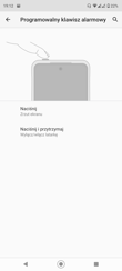 Ustawienia ekranu | Gesty i programowalny przycisk