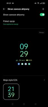 Ustawienia ekranu | Personalizacja | Funkcje interfejsu