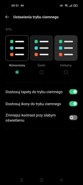 Ustawienia ekranu | Personalizacja | Funkcje interfejsu