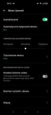 Ustawienia ekranu | Personalizacja | Funkcje interfejsu