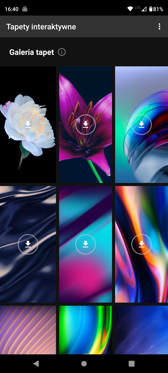 Wybrane funkcje interfejsu i personalizacji